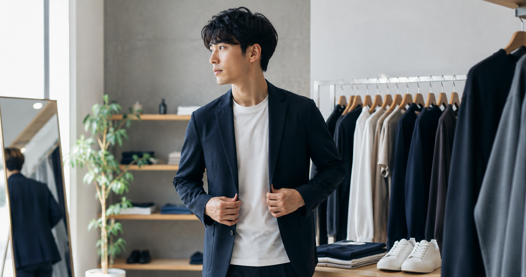 男性ファッション初心者は何から始める?服選びの基本とサイズ感を解説