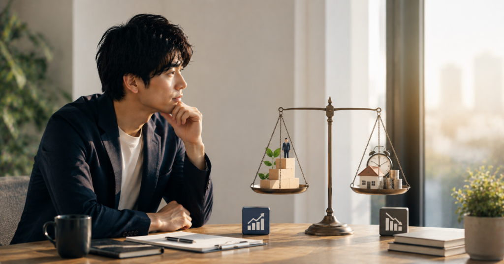 転職で得たいものと失う可能性があるものを比較する