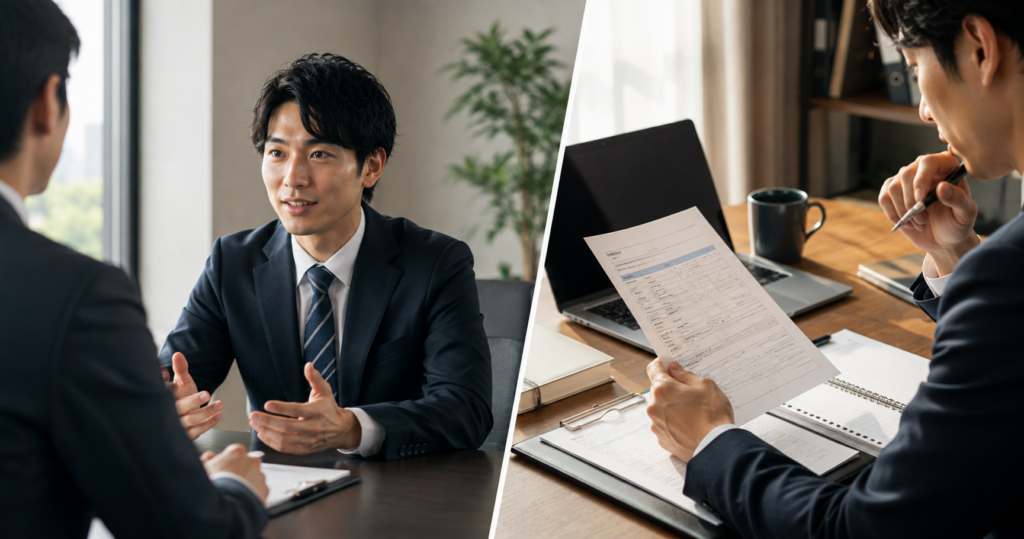 STEP9・10|面接を受け、内定後の条件を確認する