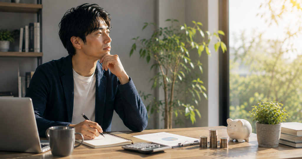 最初に資産形成の目的と現在のお金の状況を確認する